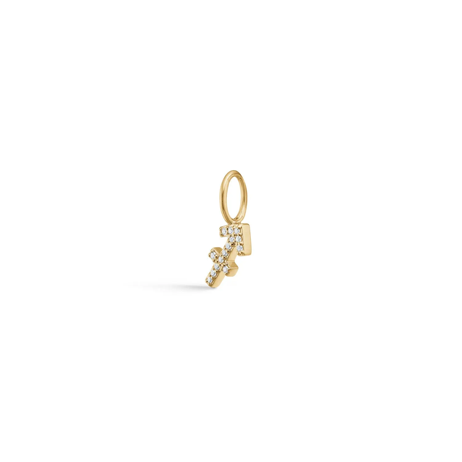 My Zodiac Pav?? Sagittarius 18K Gold Pendant w. Diamonds
