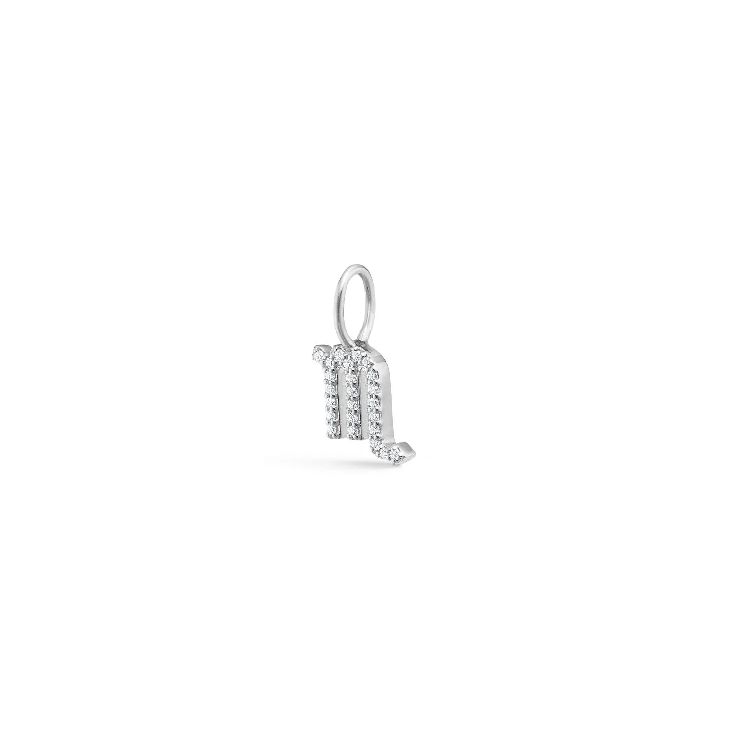 My Zodiac Pav?? Scorpio 18K Whitegold Pendant w. Diamonds