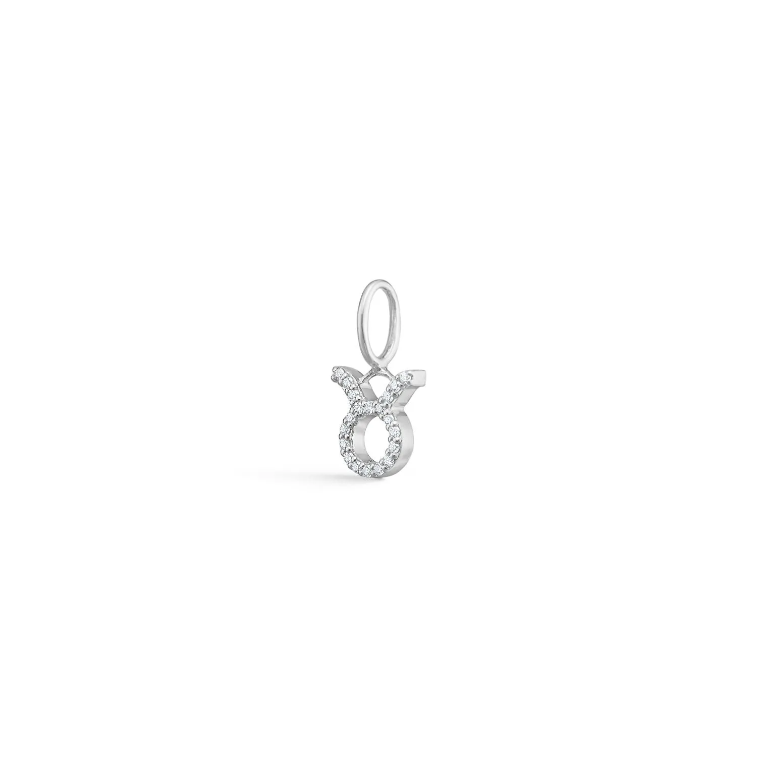 My Zodiac Pav?? Taurus 18K Whitegold Pendant w. Diamonds