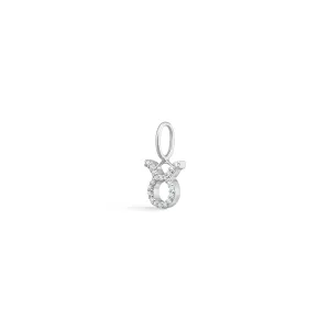 My Zodiac Pav?? Taurus 18K Whitegold Pendant w. Diamonds