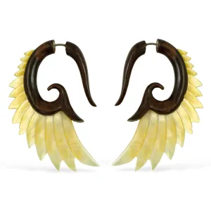 Nava Wings - Wood with Shell