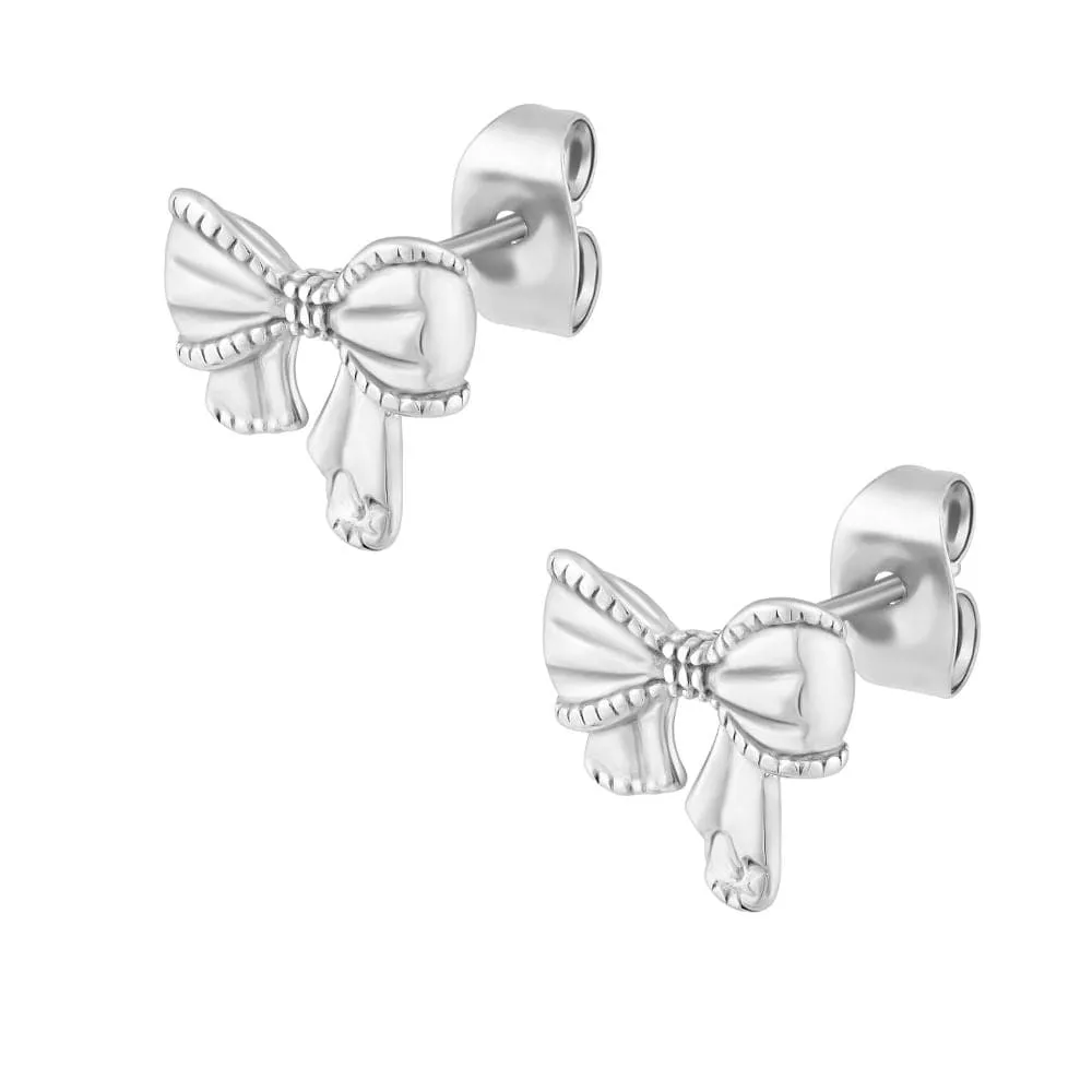 Nora Bow Stud Earrings