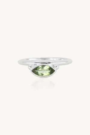 Nyra Marquise Apatite Silver Stacker