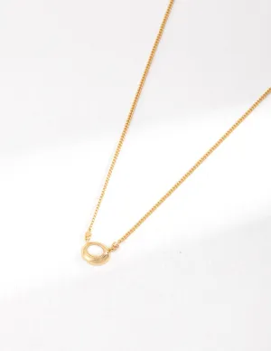 Oval Mother of Pearl Necklace