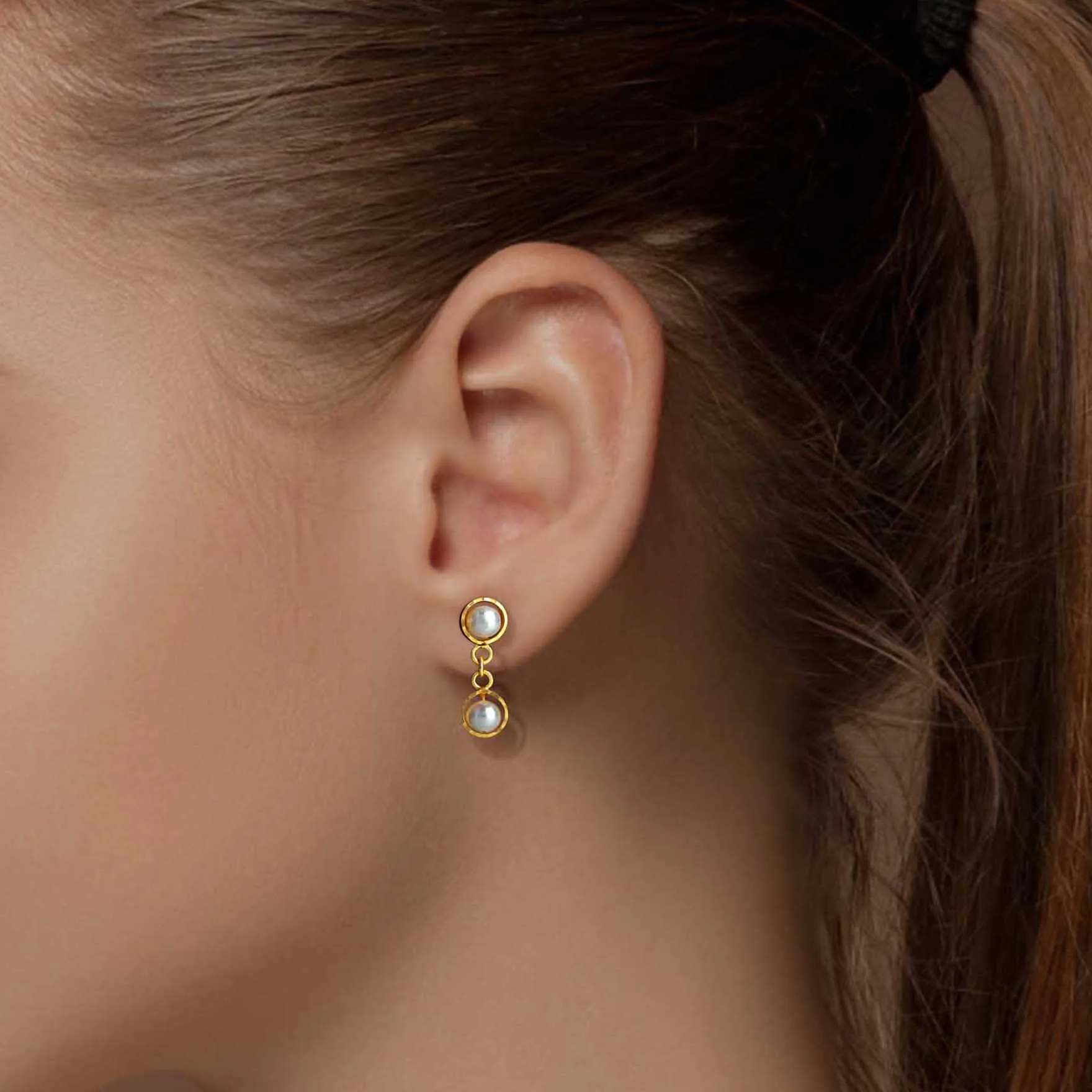 Pearl Earrings PSHST245b-041