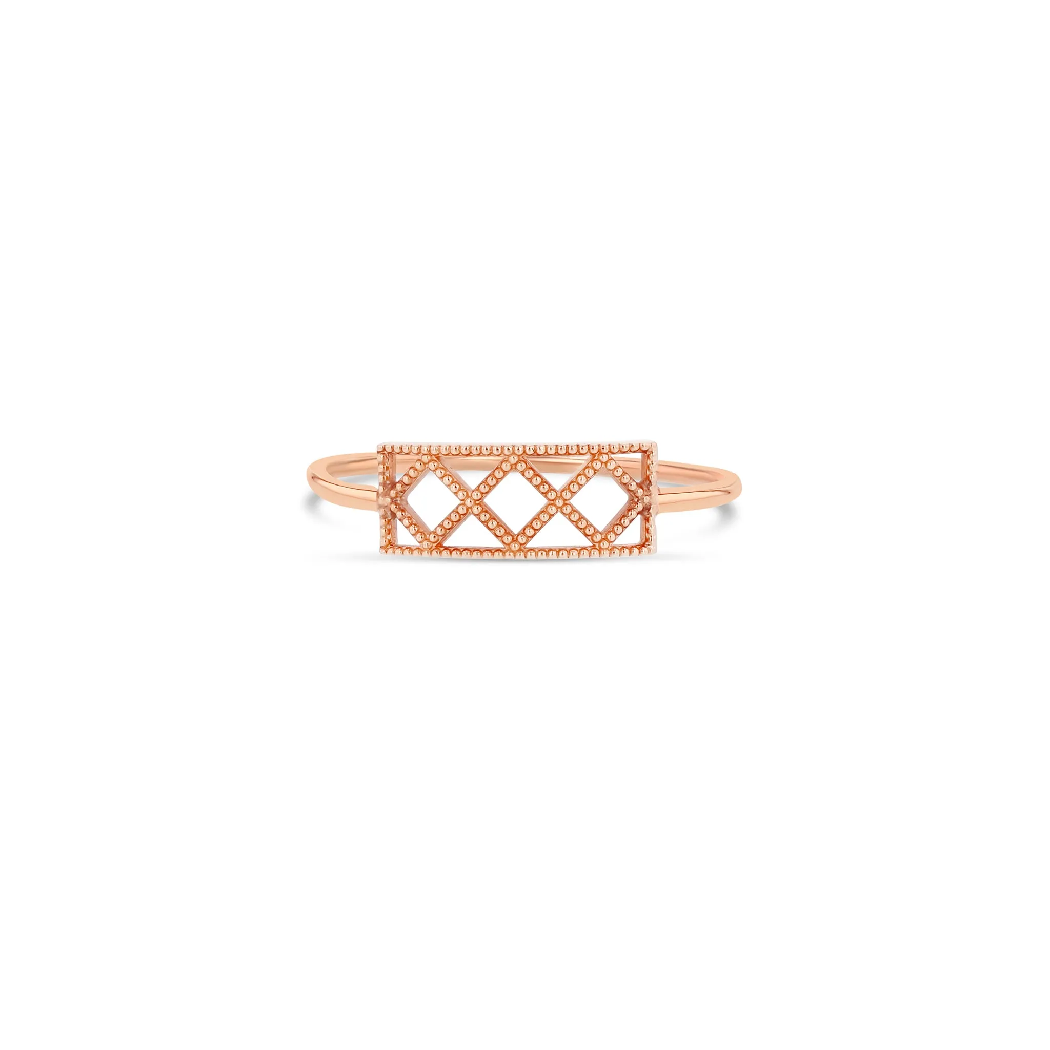 Petite Lace Deco Ring - IX