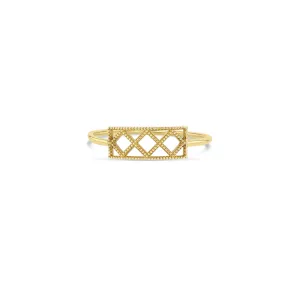 Petite Lace Deco Ring - IX