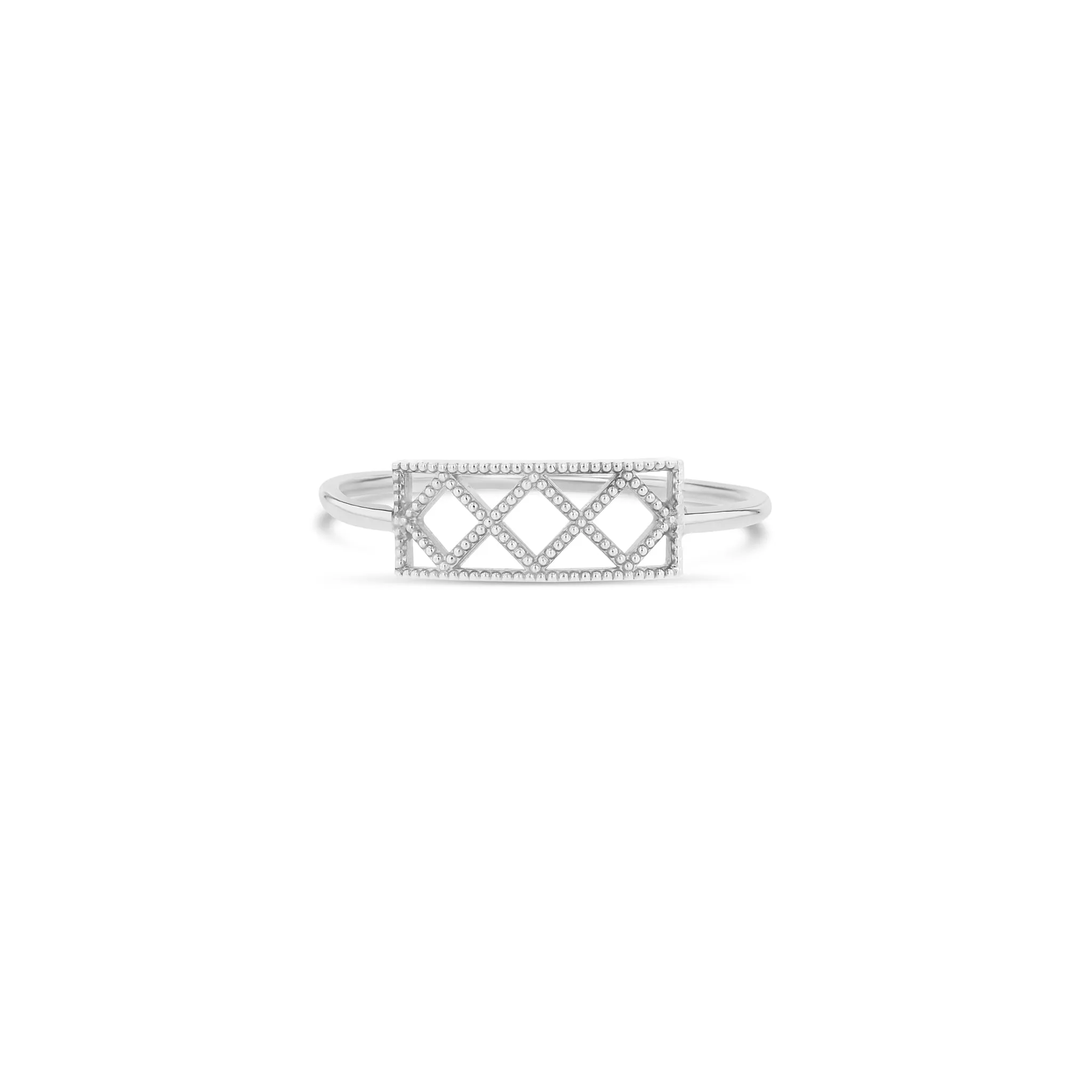 Petite Lace Deco Ring - IX