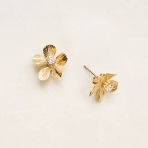 Petite Plumeria Studs