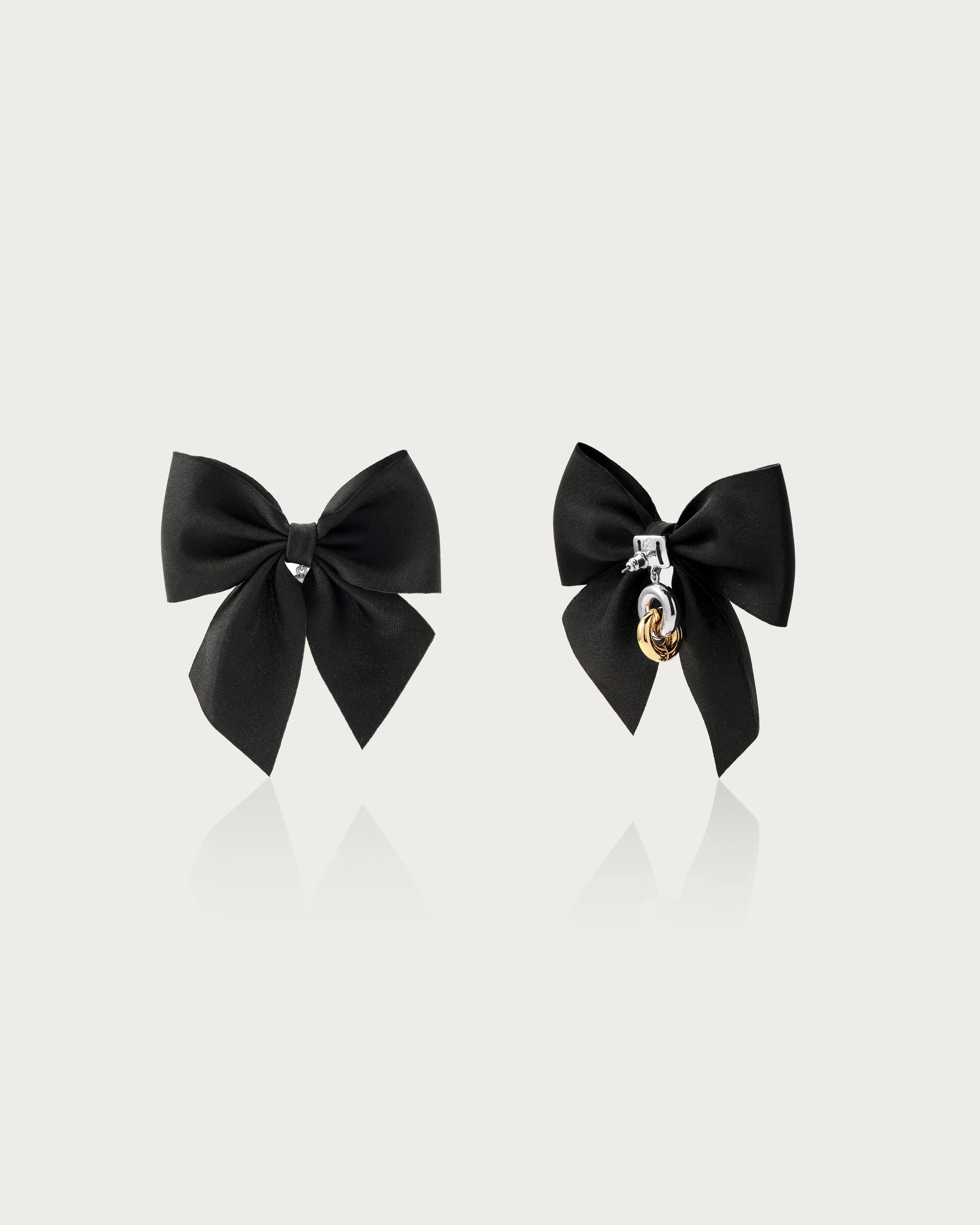Pink Bow Earrings