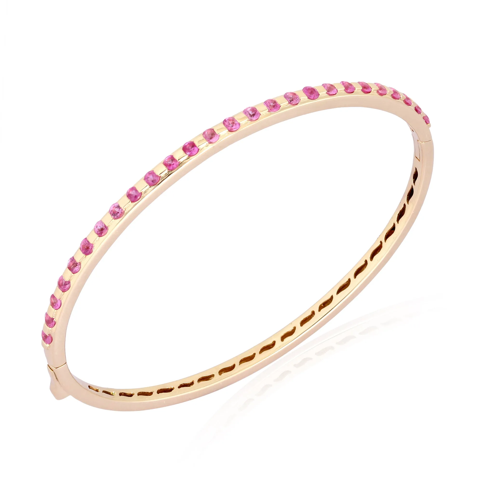 Pink Sapphire Bangle