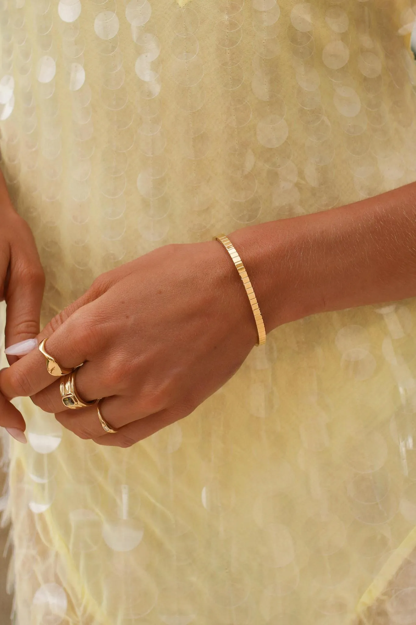 Portia - Stainless Steel Bangle