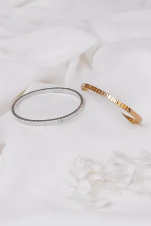 Portia - Stainless Steel Bangle