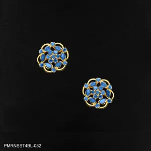 PREMIUM RATNA  PEARL STONE STUD PMRNSST4BL-082