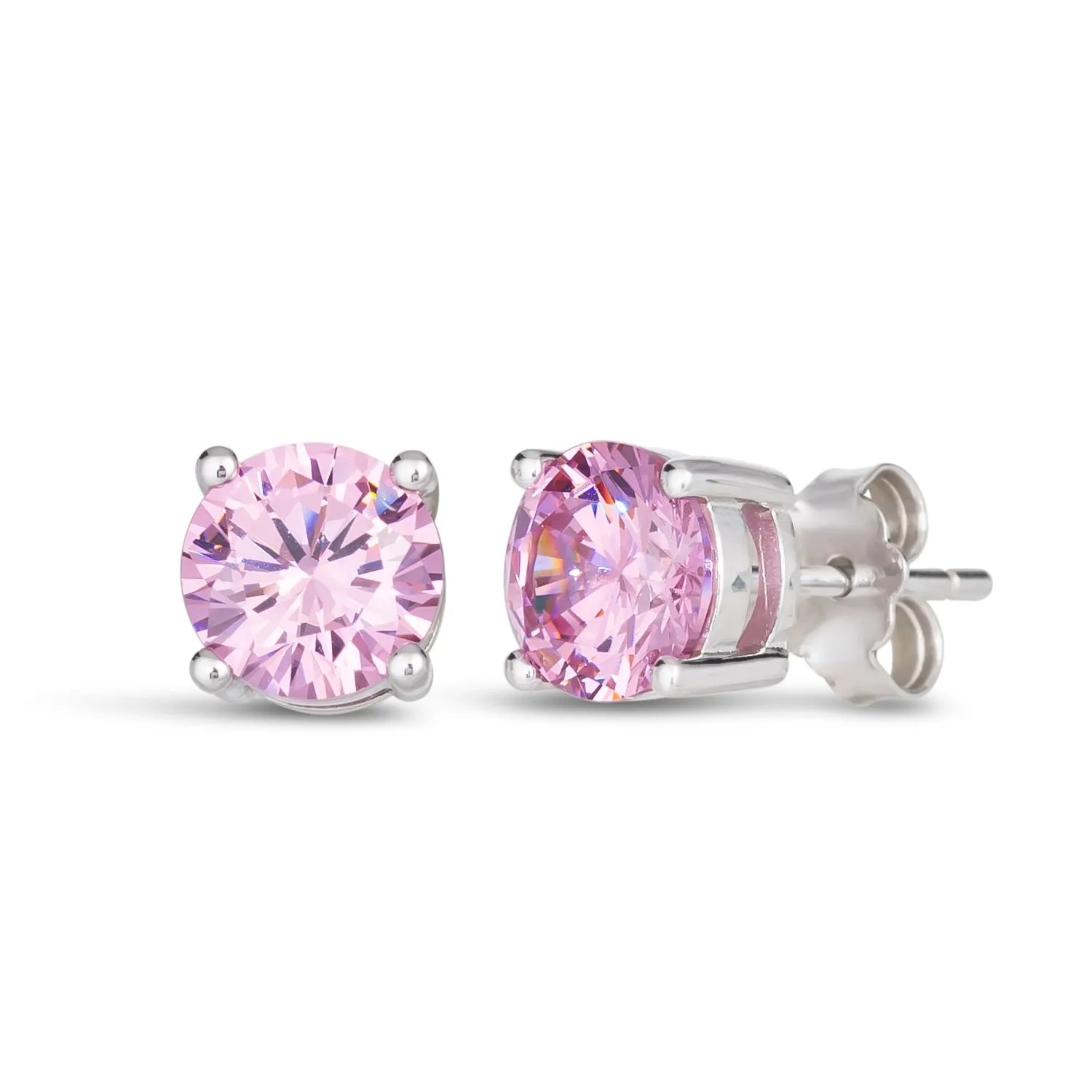 Rainbow Gem Studs by Kathy Hilton