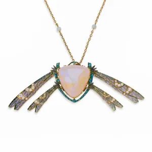 Ren?? Lalique "Damselflies" Pendant