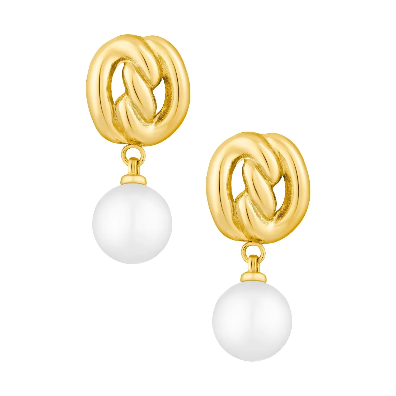 Rhea Pearl Stud Earrings
