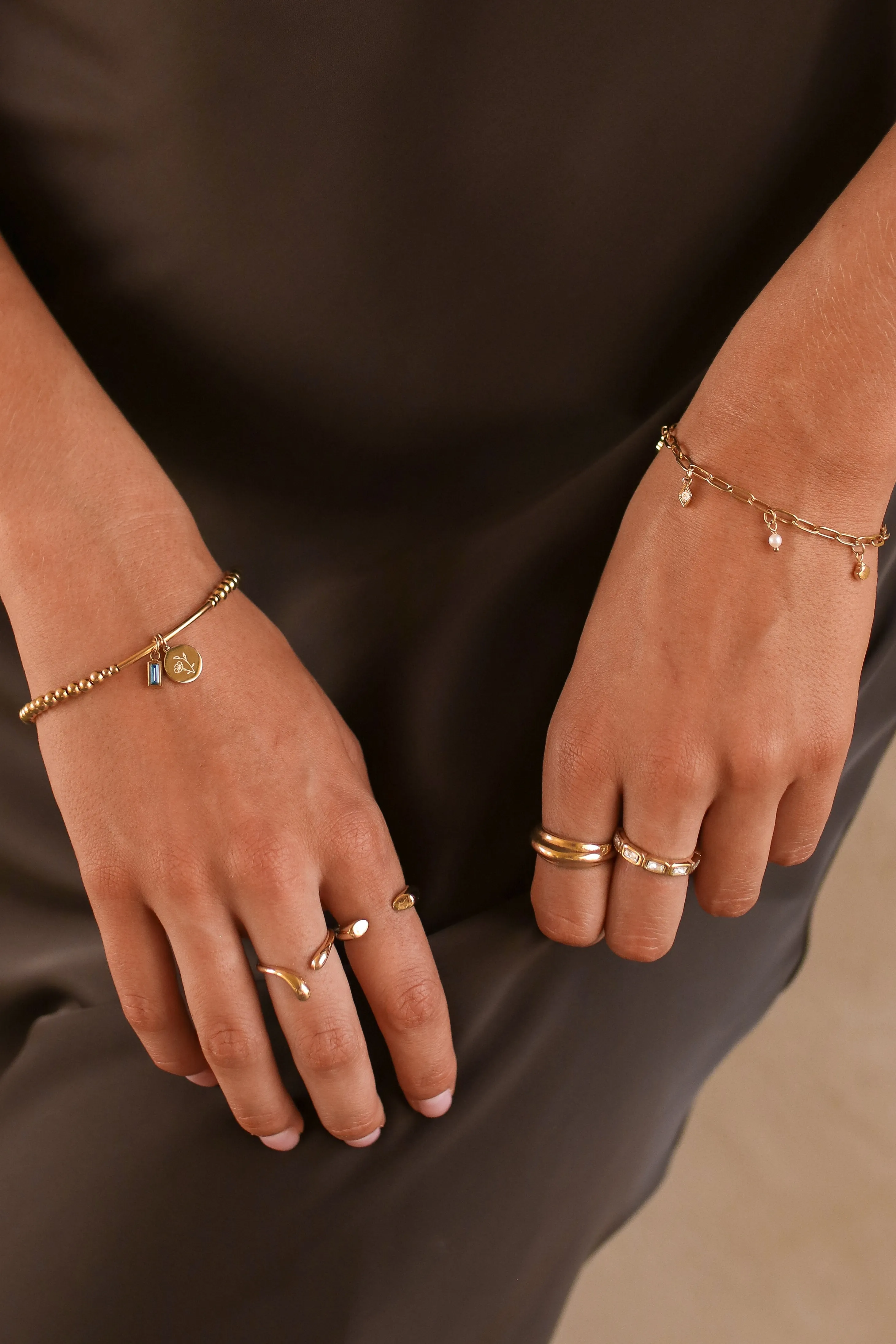 Rivera - Stainless Steel Charm Bracelet