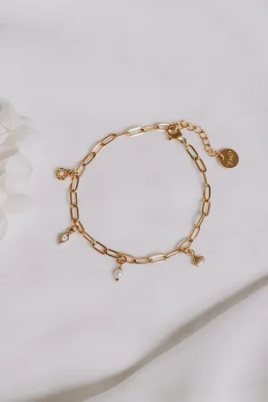 Rivera - Stainless Steel Charm Bracelet