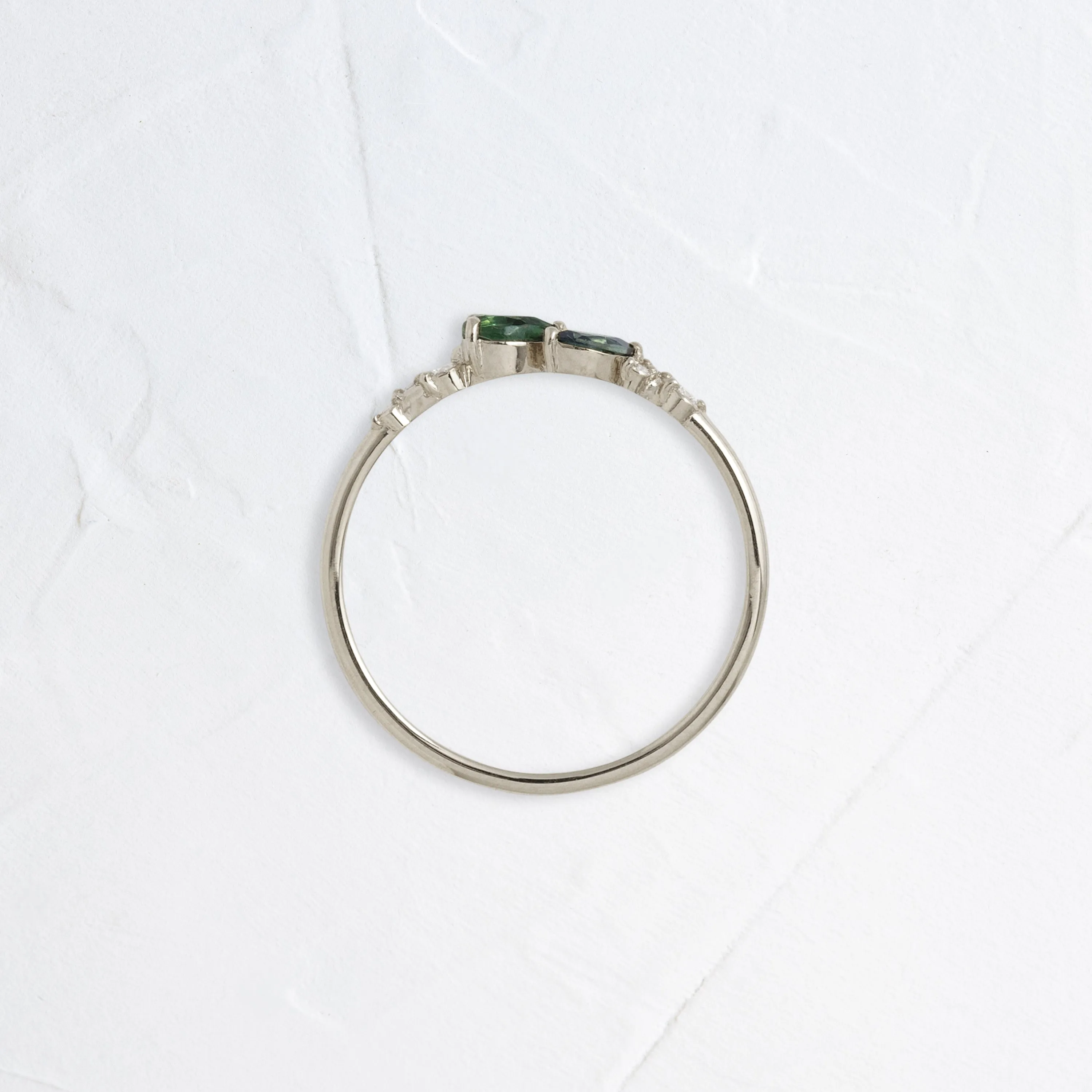 Rivulet Ring in Green