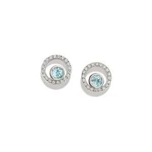 Rosetta Earring Halos 18ct White Gold - Diamond Pav??