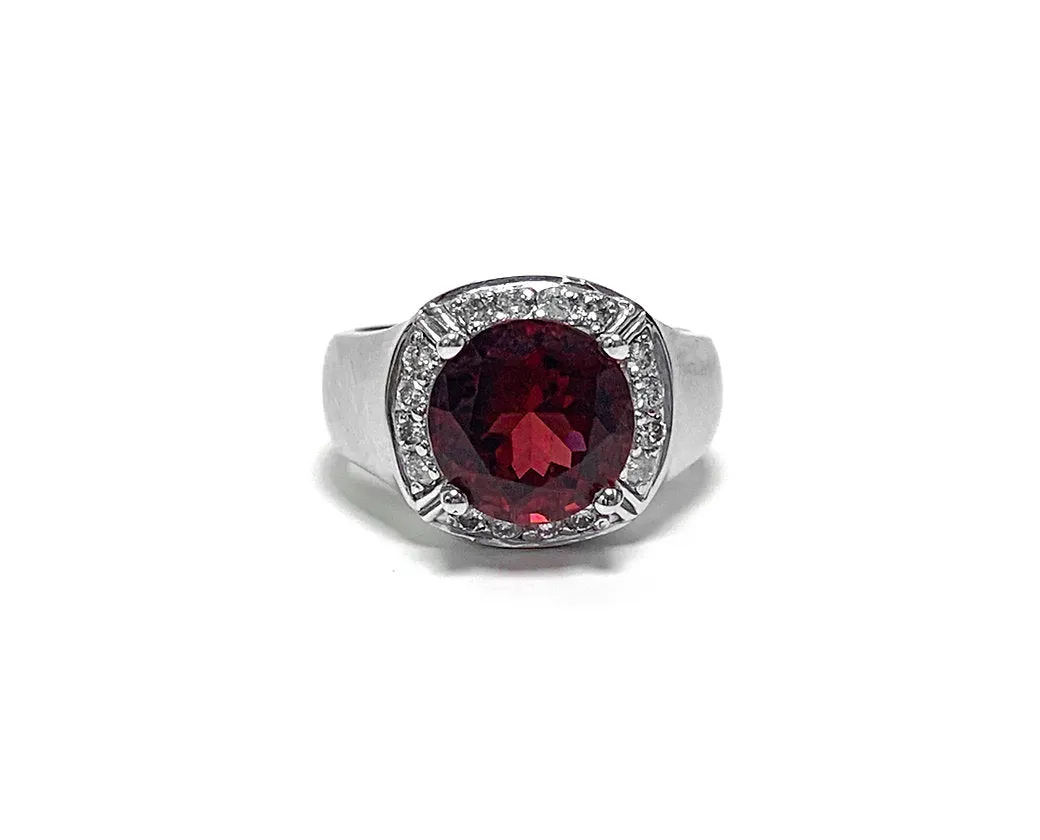 Rubellite Round Ring 5.50 cts