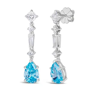 Santiago de Cuba Aquamarine Crystalline Drops
