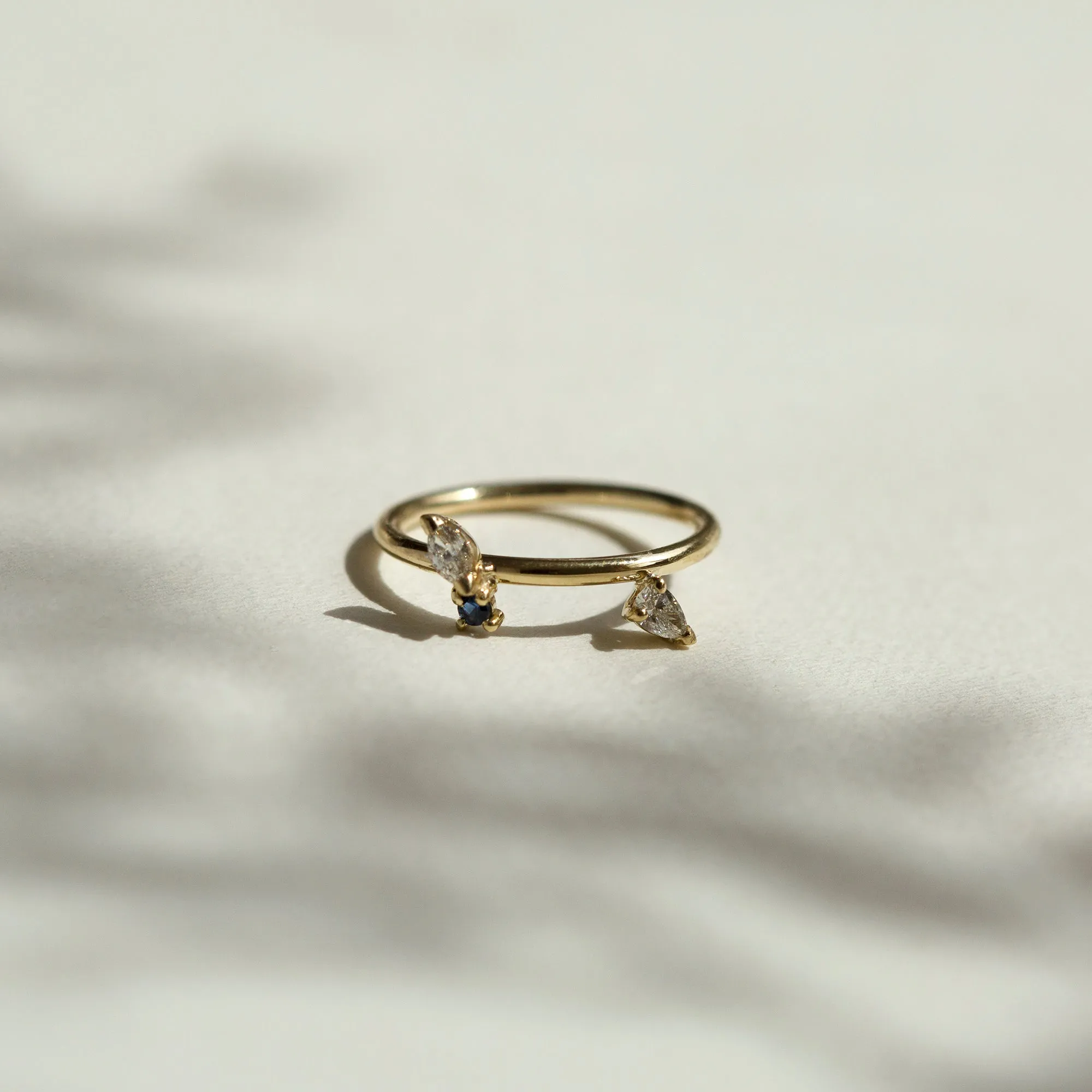 Sapphire Accent Ring