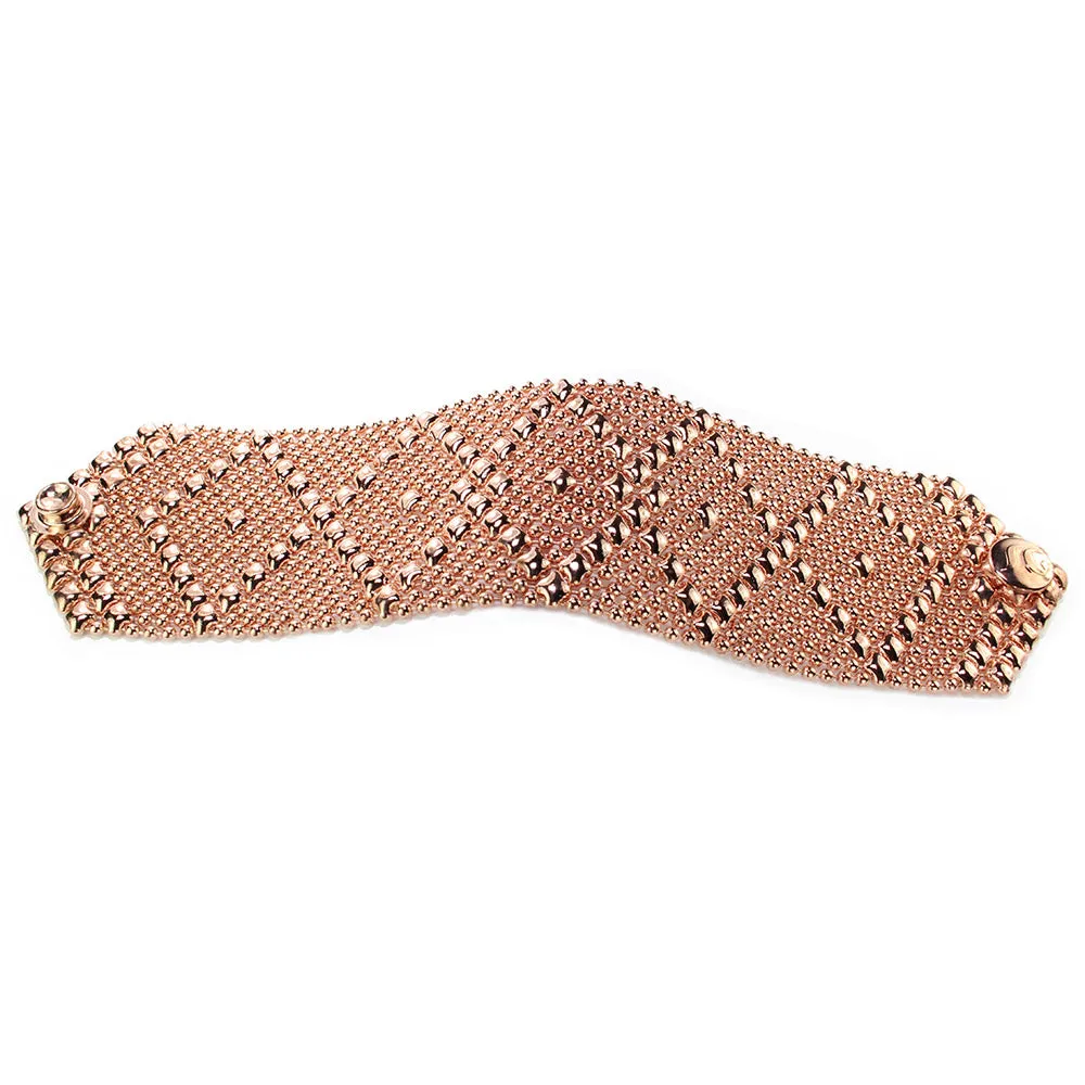 SG Liquid Metal B10 ?C RG Rose Gold Finish Bracelet by Sergio Gutierrez