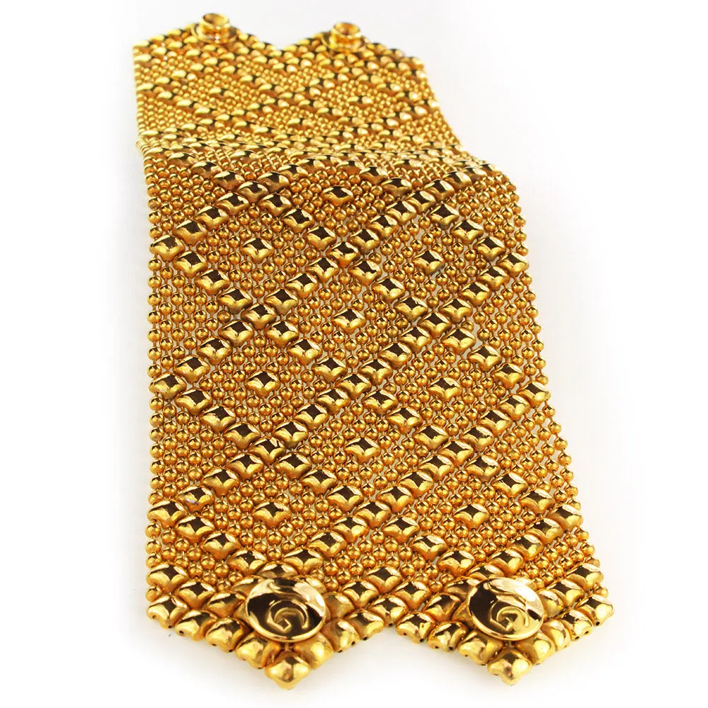 SG Liquid Metal B26?CAG Antique Gold Finish Bracelet by Sergio Gutierrez