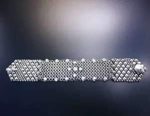 SG Liquid Metal Chainmail CMB2 Z - AS (antique silver finish) Bracelet by Sergio Gutierrez