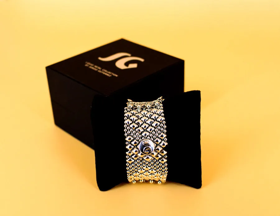 SG Liquid Metal Chainmail CMB2 Z - AS (antique silver finish) Bracelet by Sergio Gutierrez