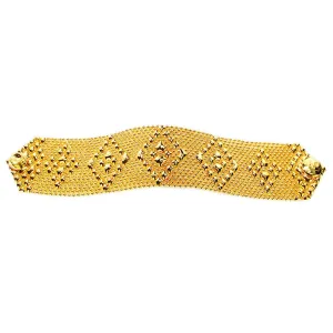 SG Liquid Metal TB32 ?C G24K Gold 24K Finish Bracelet by Sergio Gutierrez