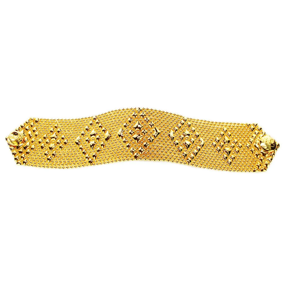 SG Liquid Metal TB32 ?C G24K Gold 24K Finish Bracelet by Sergio Gutierrez