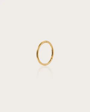 Single Mini Hoop Helix Earring in Gold