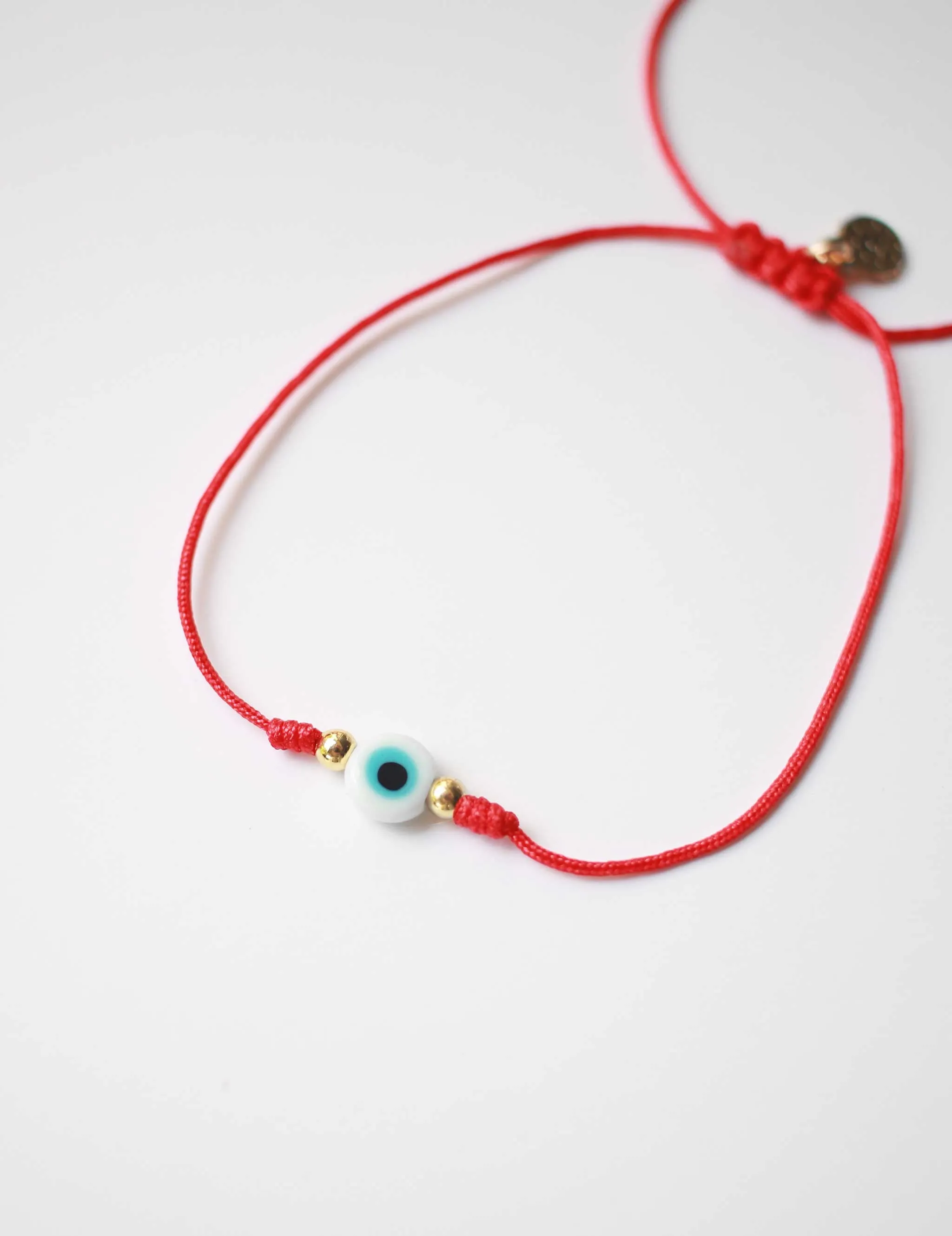 Single Thread Evil Eye in Red