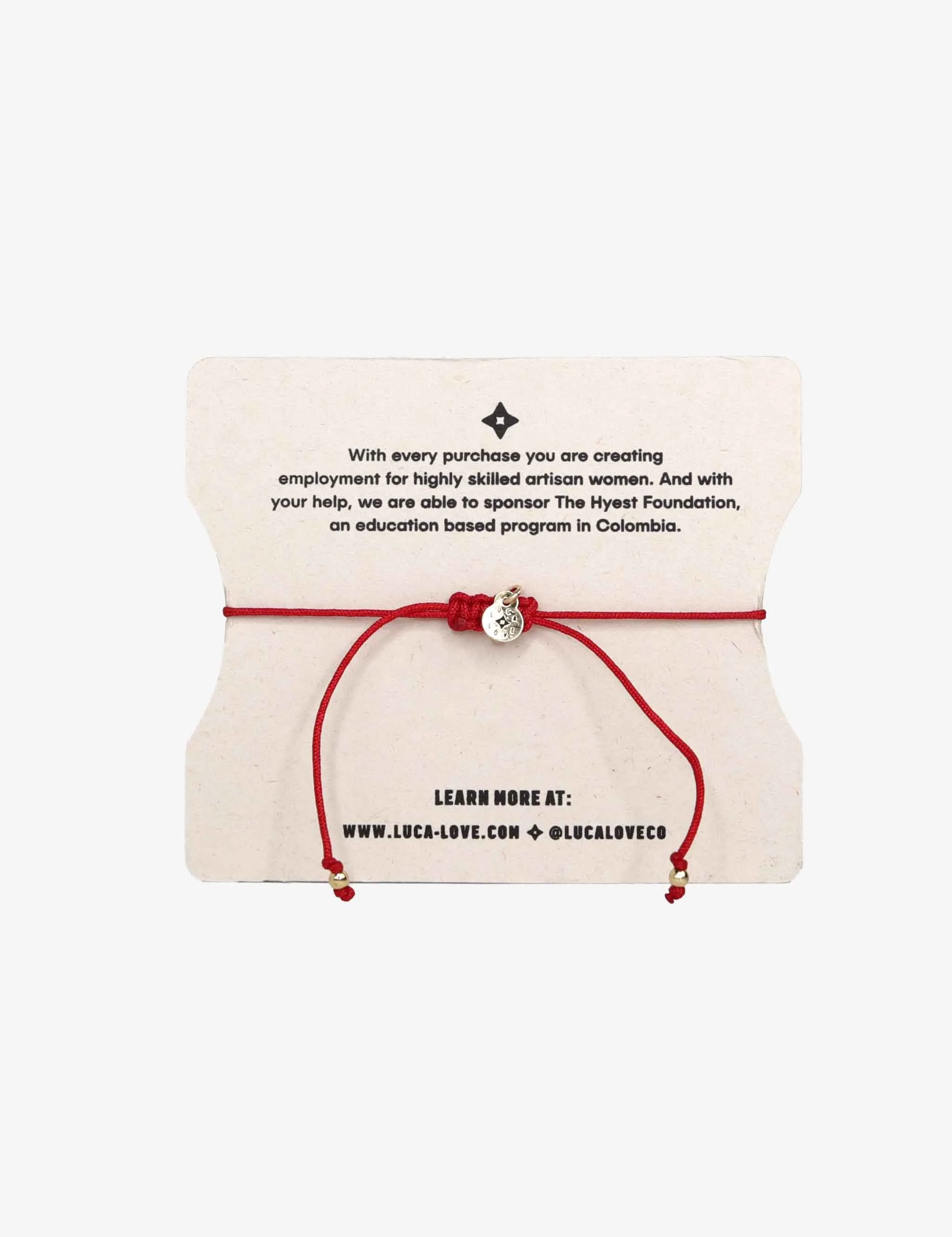 Single Thread Evil Eye in Red