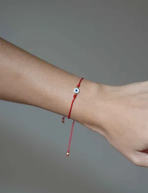 Single Thread Evil Eye in Red