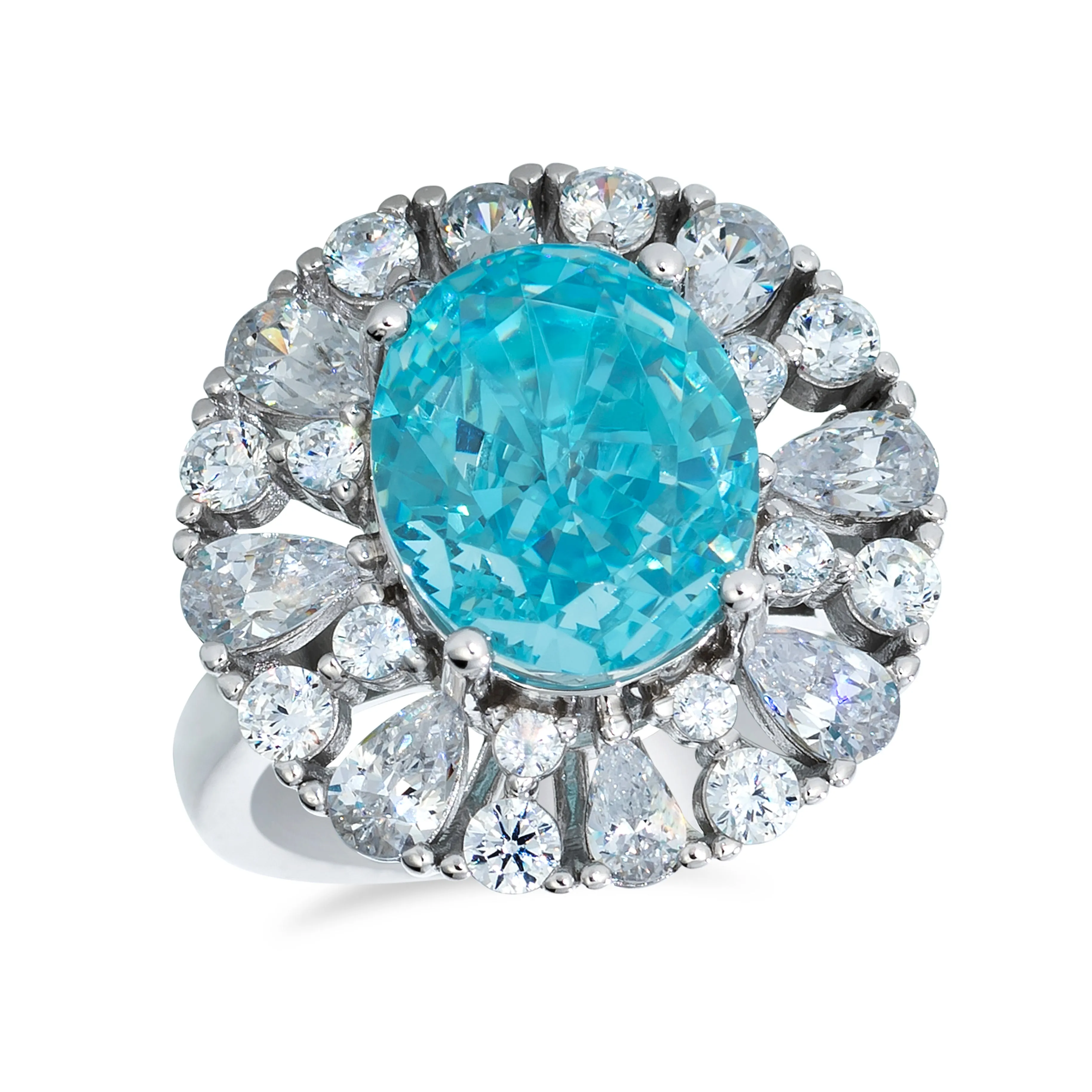Skya Aquamarine Ring by Kathy Hilton