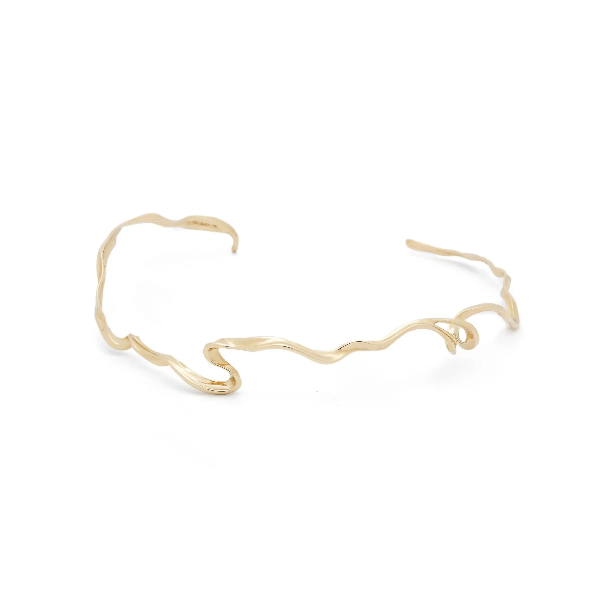 Smoke Fume 18K Gold Choker