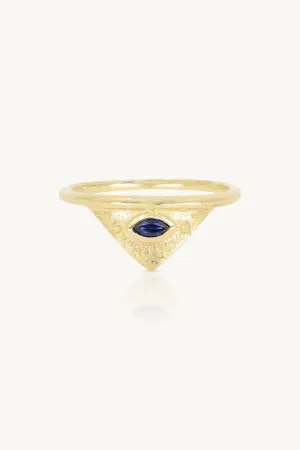 Solaris Sapphire Gold Ring