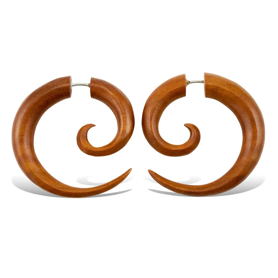 Spirals - Tan Sabo Wood