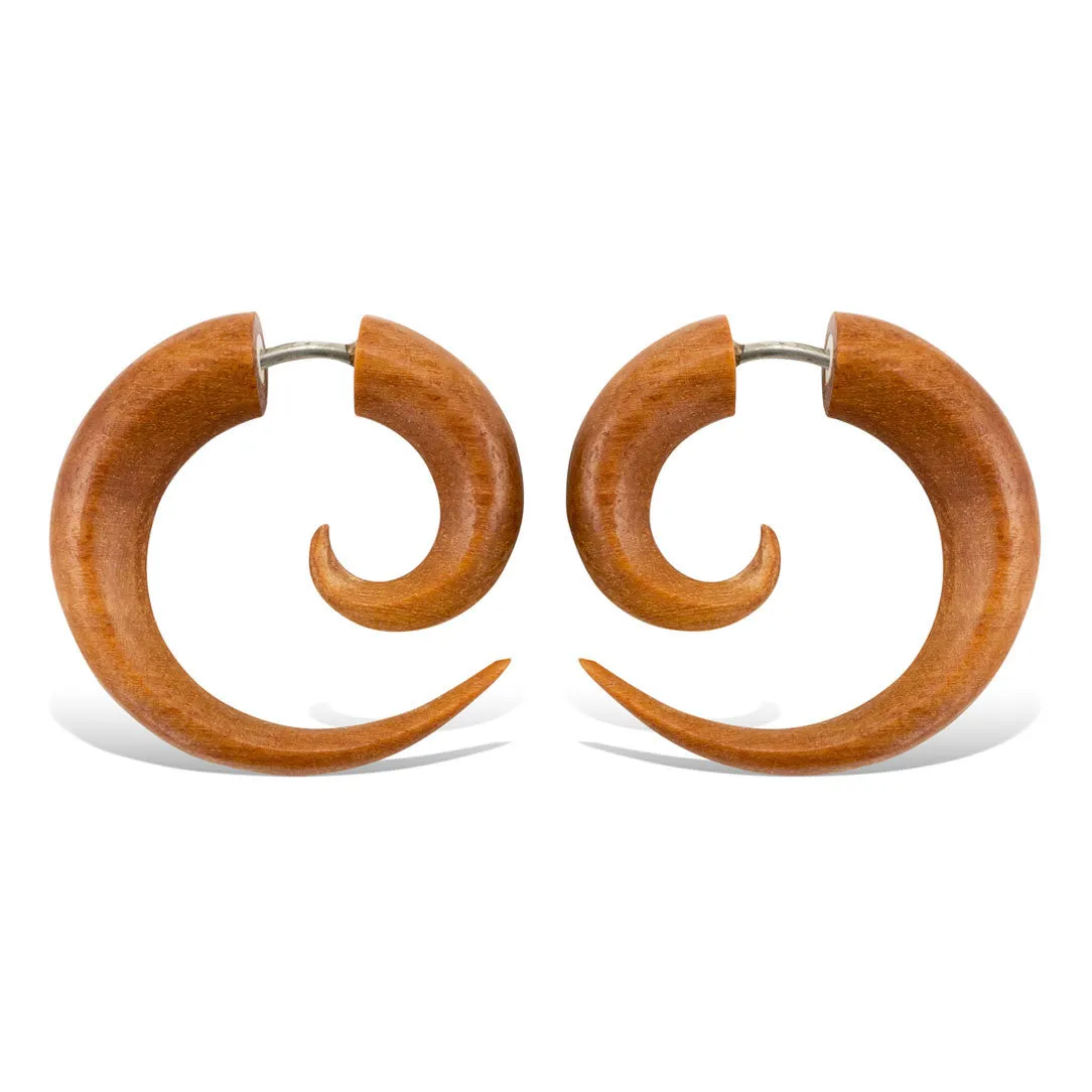 Spirals - Tan Sabo Wood