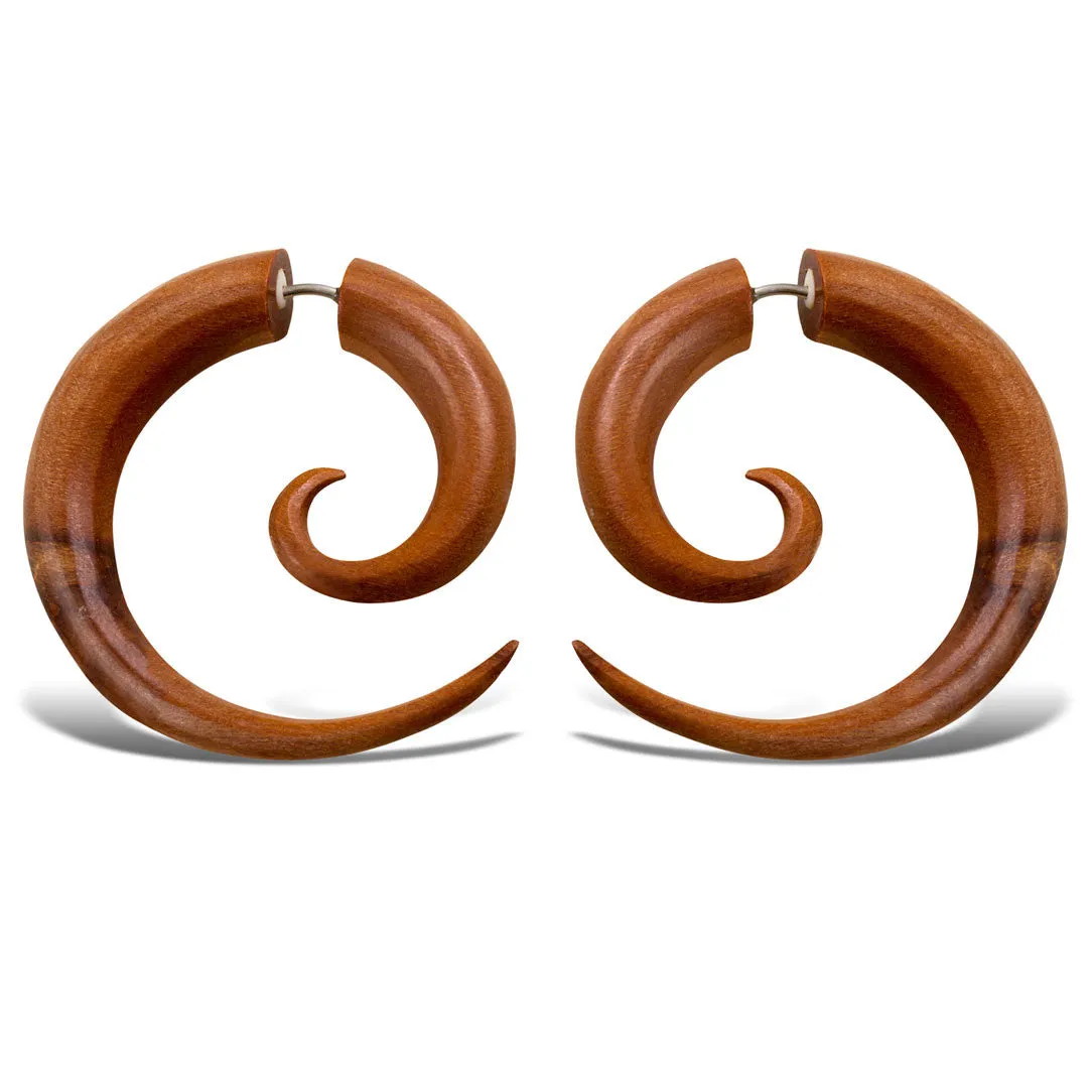 Spirals - Tan Sabo Wood