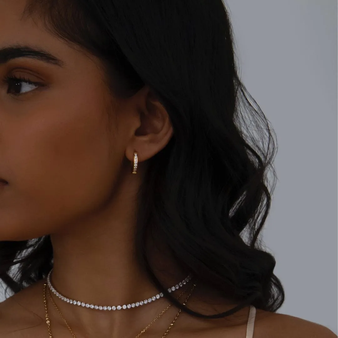 Spring Hoop Earrings