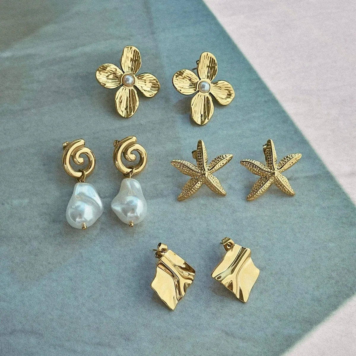 Starfish Stud Earrings