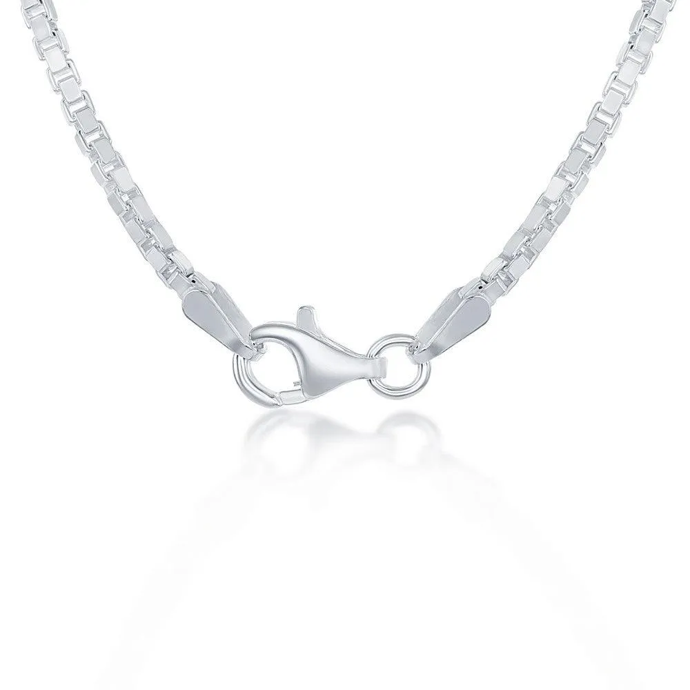 Sterling Silver 1.8mm Box Chain, 30"