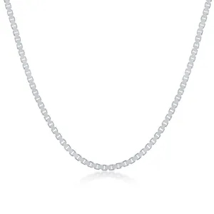Sterling Silver 1.8mm Box Chain, 30"