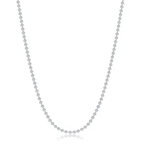 Sterling Silver 1.9mm Bead Chain, 10"