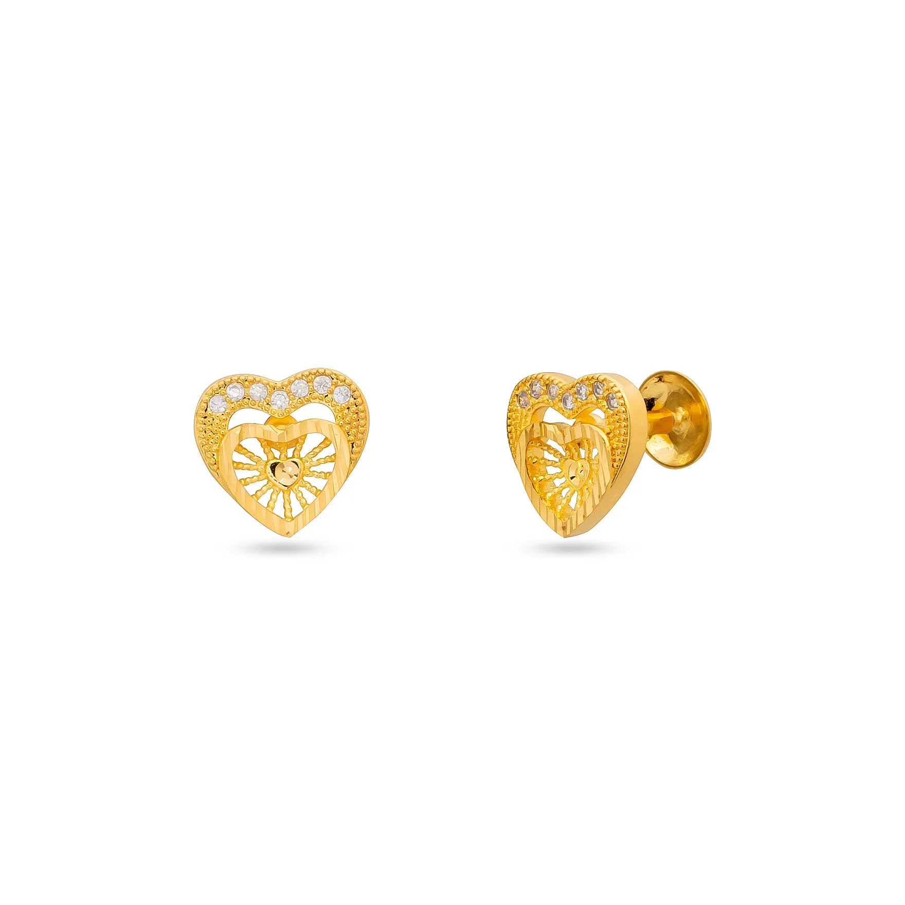 Stone Earring PSST373W-001